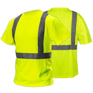 ФУТБОЛКА с предупреждением Светоотражающая РАБОЧАЯ ФУТБОЛКА ЖЕЛТАЯ OHS NEO 81-732 размер XXL