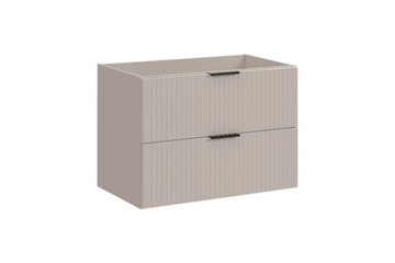 Szafka łazienkowa wisząca pod umywalkę 80 cm kaszmirowa,szuflady,łazienka