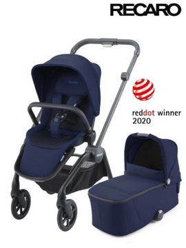Коляска Recaro Sadena 3-в-1, коляска + гондола + легкая гондола