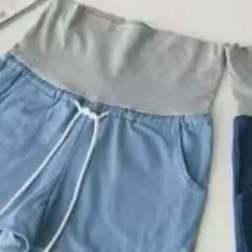 Spodnie ciążowe Jeansowe szorty dla kobiet w ciąży na letnie spodnie do kol
