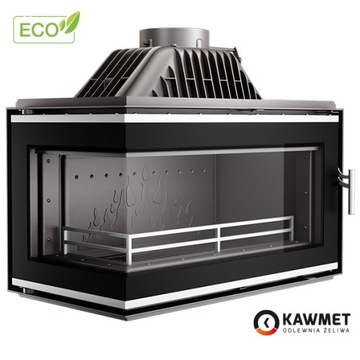Угловая каминная топка KAWMET W16 LB (13,5 кВт)