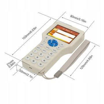 10 częstotliwości czytnik kart RFID NFC kopiarka