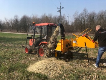 ТРАКТОРНЫЙ ДИСКОВЫЙ ИЗМЕЛЬЧИТЕЛЬ ДЛЯ ДЕРЕВЯННЫХ ВЕТОК АВТОМАТИЧЕСКАЯ ПОДАЧА КОЛЕКА 16 СМ ВОМ 20 Л.С.