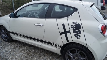 Наклейки на автомобиль Alfa romeo ремни безопасности 190см НАКЛЕЙКА