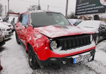 Jeep Renegade SUV 1.6 E-TorQ 110KM 2016 Jeep Renegade I rej 2017r, 1.6 Benzyna. SALON POLSKA. Uszkodzony. Poobijan, zdjęcie 2