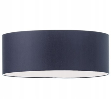 Lampa plafon żyrandol sufitowa LED E27 ABAŻUR walec 50 kolorów 60cm