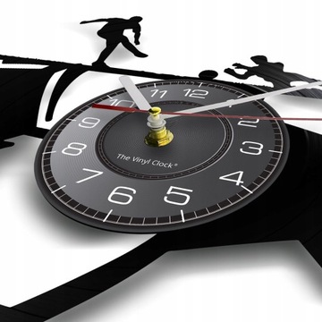 Футбольные виниловые пластинки настенные часы для спальни