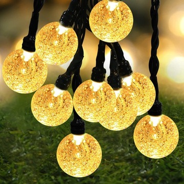 СОЛНЕЧНАЯ САДОВАЯ ГИРЛЕНД-СВЕТИЛЬНИК 40 LED HEAT 6м
