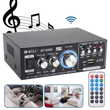 АВТОМОБИЛЬНЫЙ СТЕРЕОУСИЛИТЕЛЬ BT-698D BLUETOOTH FM-РАДИО HIFI ЦИФРОВОЙ АУДИО