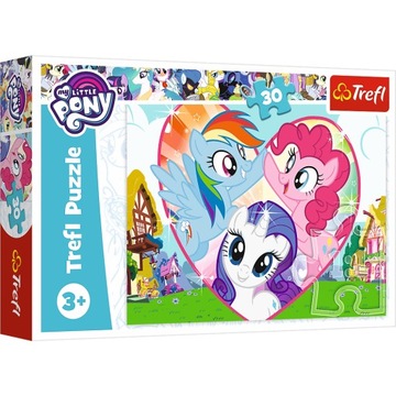 MY LITTLE PONY KUCYKI Trefl Puzzle 30 EL 18241