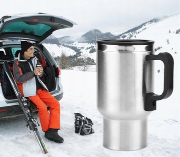 АВТОМОБИЛЬНАЯ ТЕРМОКРУЖКА С ПОДОГРЕВОМ 450МЛ
