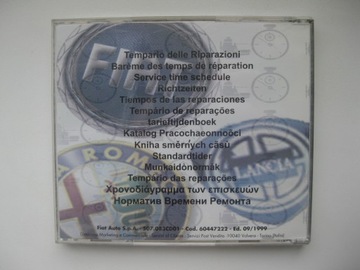 Каталог трудоемкости Fiat Lancia Alfa Romeo на компакт-диске 09/1999 Оригинал