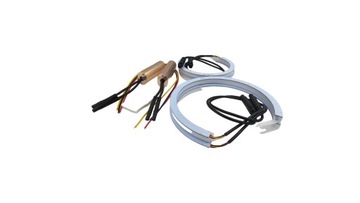 2в1 ДВОЙНЫЕ ЦВЕТА ХЛОПКОВЫЕ светодиодные кольца BMW E83 X3 E87 E60 E61 E90 E91 TOP