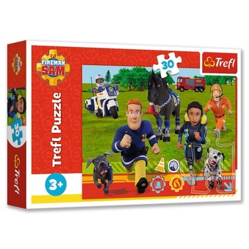 Puzzle 30 el Strażak Sam TREFL 18297