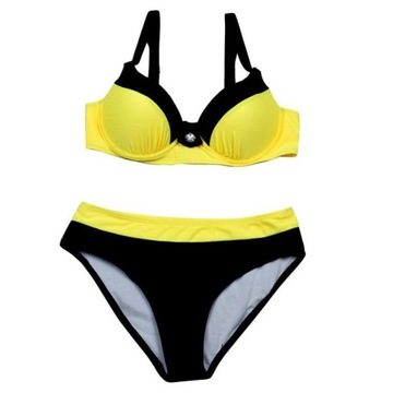 ЖЕНСКИЙ КОМПЛЕКТ БИКИНИ ИЗ ДВУХ ЧАСТЕЙ С ПОДКЛАДКАМИ, РАЗМЕР ПЛЮС XL
