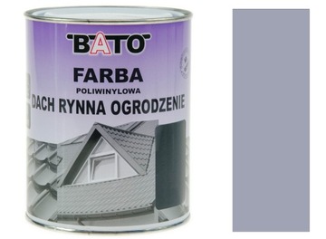 FARBA NA DACH OCYNK ALUMINIUM BLACHĘ SZARA 7040