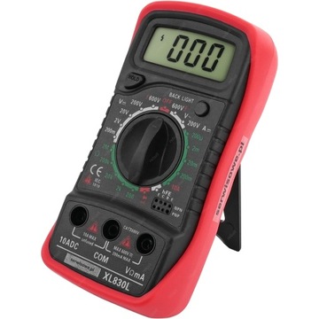 МУЛЬТИМЕТР ИЗМЕРИТЕЛЬ ЭЛЕКТРИЧЕСКОГО НАПРЯЖЕНИЯ ТОКА + СУМКА + НАБОР ИНСТРУМЕНТОВ