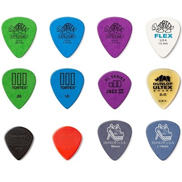 Zestaw kostek gitarowych Dunlop PVP113 12 sztuk Electric Pick Variety Pack