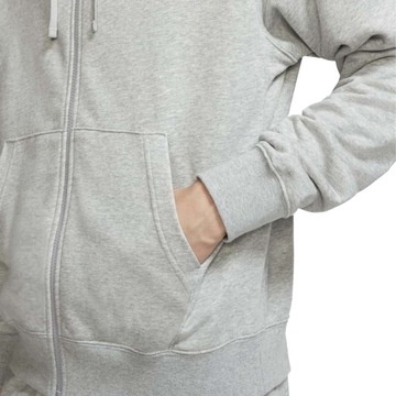 NIKE HOODIE BLUZA MĘSKA Z KAPTUREM BAWEŁNA SZARA