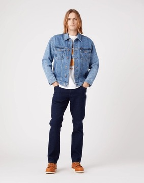 WRANGLER TEXAS SLIM MĘSKIE SPODNIE JEANSOWE DAY DRIFTER W12SQ821U W35 L30