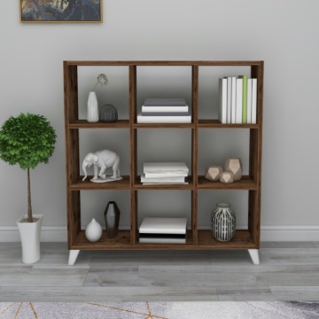 Полка книжная 88x88x20 см Дуб