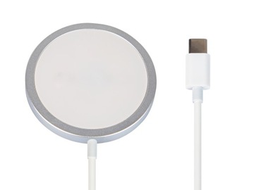 Индуктивное беспроводное зарядное устройство QI 15 Вт для MAGSAFE IPHONE 11 12 13 14 15