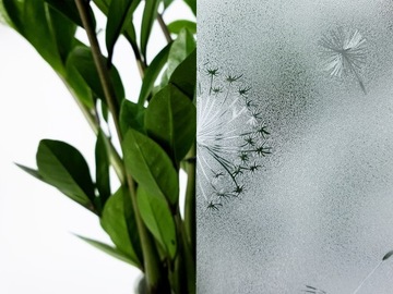 Оконная фольга Статическая защита от ультрафиолета Узор одуванчика