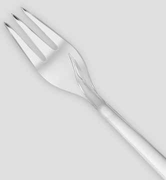 GERLACH FLAMES СТОЛОВЫЕ ПРИБОРЫ, 12 X ВИЛКА ДЛЯ ТОРТА, БЛЕСК