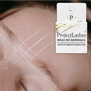 NIĆ do GEOMETRII BRWI Barwiąca łuk brwiowy BIAŁA