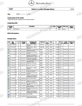 История обслуживания MERCEDES ASO - Полная история MERCEDES ASO