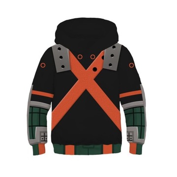 2023 My Hero Academia drukowane 3D bluza z kapturem