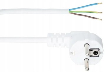 PRZEWÓD PRZYŁĄCZ.Z WTYCZKĄ KĄTOWĄ 3*1.5 OMY ŻO 3M