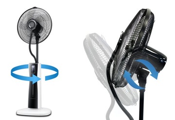 MOS-вентилятор, напольный вентилятор с ветерком, светодиодный увлажнитель воздуха 3-в-1, кондиционер