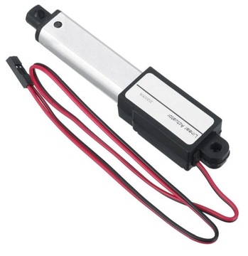 SIŁOWNIK ELEKTRYCZNY LINIOWY 12V 50mm MIKRO 9,5mm/