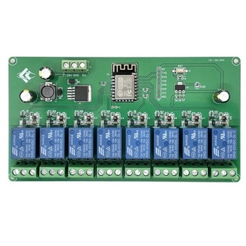 ESP8266 WIFI 8 moduł przekaźnikowy ESP-12F rozwój