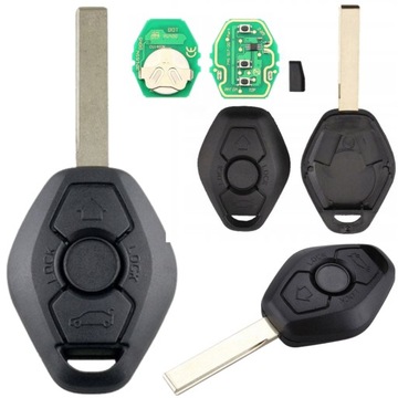 KLUCZYK Z ELEKTRONIKĄ PILOT DO BMW 3 E36 E46 5 E39 7 E38 X3 E83 X5 E53