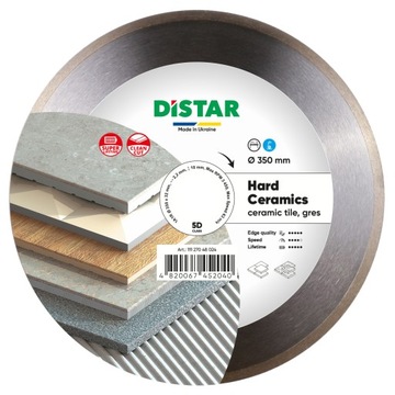 TARCZA DIAMENTOWA DISTAR 350x2,0x10x32 Hard ceram