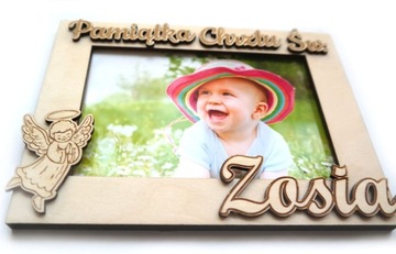 Рамка НАЗВАНИЕ Сувенир на крещение Подарок на Святое крещение Адась