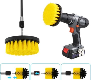 ЩЕТКИ ДЛЯ ОТВЕРТКИ ДЛЯ СТИРКИ ОБИВКИ, 5 ЭЛЕМЕНТОВ