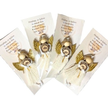 PODZIĘKOWANIE DLA GOŚCI, ANIOŁEK RĘCZNIE ROBIONY, KOMUNIA ŚWIĘTA