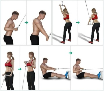 Шкив для упражнений, тренировочный шкив, шкив