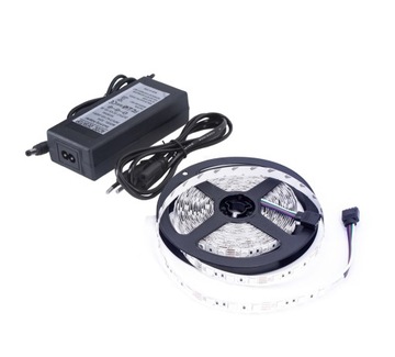 TAŚMA LED+ZASILACZ 12V 300LED/5M IP65 4000K NEUTRA