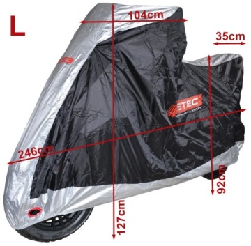 УСИЛЕННЫЙ ЧЕХОЛ ДЛЯ МОТОЦИКЛА BIKETEC L AQUATEC