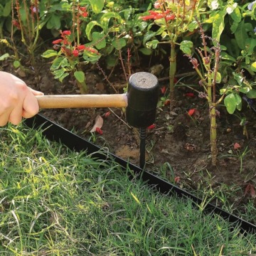 КРОМКА ГАЗОНА ЧЕРНАЯ 40x50x20m GARDEN НАБОР 30 АНКЕРНЫХ ШТИФТОВ