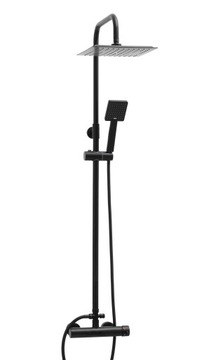 Душевой набор - душевая панель с тропическим душем 20 см.