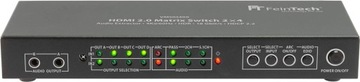 FEINTECH VMS02400 HDMI-ПЕРЕКЛЮЧАТЕЛЬ-СПЛИТТЕР, ЧЕРНЫЙ