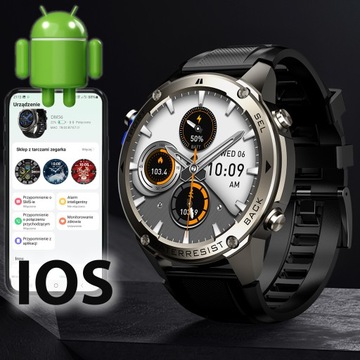 Мужские часы с GPS Smart Wwatch Menu Menu PL Водостойкий спортивный разговор