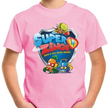 T-SHIRT KOSZULKA DLA DZIECKA SUPER ZINGS 128 SUPER JAKOŚĆ