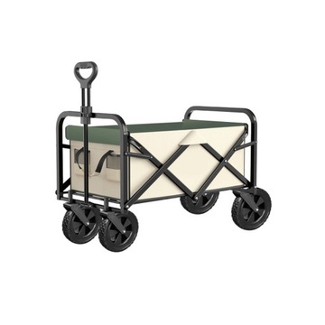 Camping Cart Foldable 150L Transport trolley, Foldable on wheels 360°