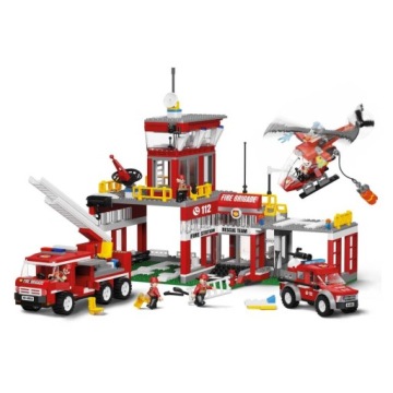 БЛОКИ БЛОКИ ПОЖАРНАЯ СТАНЦИЯ CITY MyFIRE 841